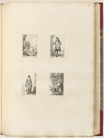 Figures françaises et comiques : homme assis, image 2/2
