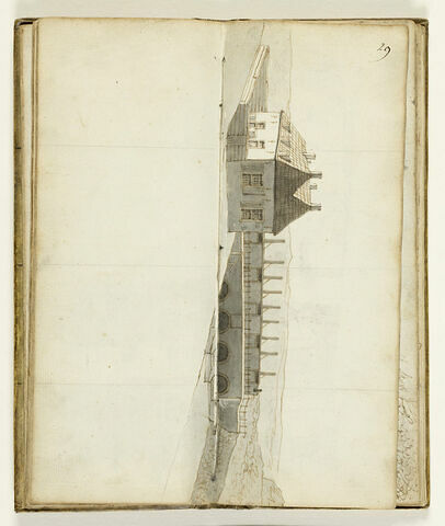 La nouvelle écluse de drainage de Katwijk aan Zee (inaugurée en 1807), image 2/2