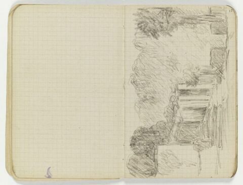 Tonnelle parmi les arbres et un mur, image 1/1