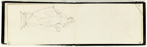 Figure féminine debout, tenant une épée, le pied posé sur une tête coupée (Judith et Holopherne), image 1/1