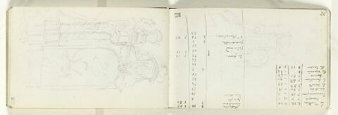 Petit croquis inachevé du motif du dessin précédent, image 1/1