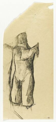 Torse masculin de trois quarts face, image 1/1
