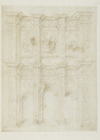 Arc de triomphe à trois portes avec des scènes de adlocutio impérial, image 1/1