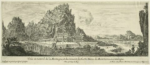 Vue du couvent de Montserrat