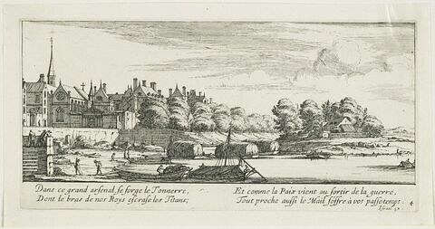 Vues de Paris : vue de l'Arsenal, image 1/1