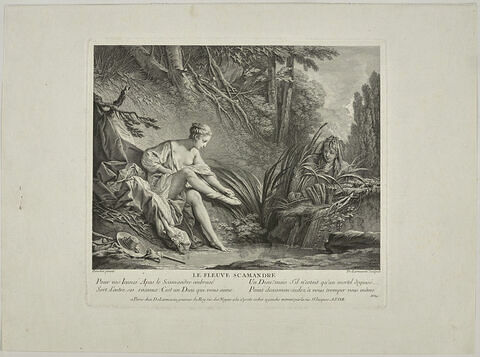 Contes de La Fontaine :  Le fleuve Scamandre, image 1/1