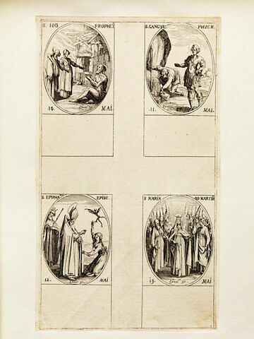 Saint Job; Saint Gangulphe; Saint Epiphane; Sainte Marie des Martyrs