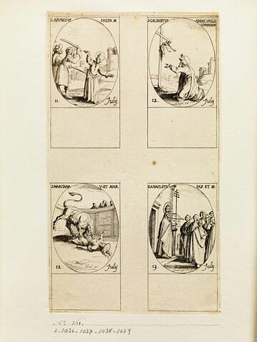 Saint Abondie; Saint Galbert; Sainte Marcienne; Saint Anaclet, image 1/1