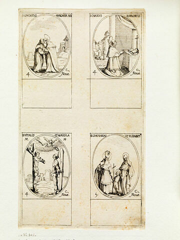 Saint Emeri; Saint Charles Borromée; Saint Vital et Saint Agricole; Saint Zacharie et Sainte Elisabeth, image 1/1