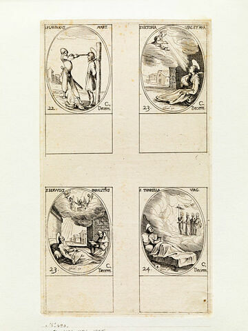 Saint Flavien; Sainte Victoire; Saint Survule; Sainte Tarsille, image 1/1