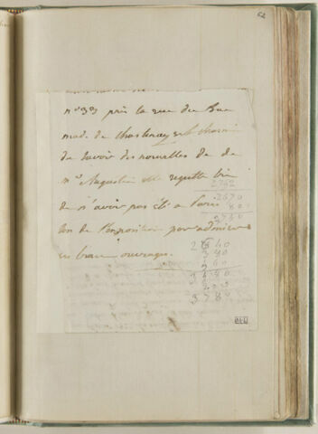 Petit feuillet avec fragment d'une annotation manuscrite, image 1/1