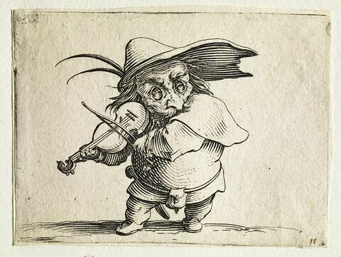 Les Bossus : Le joueur de violon, image 1/1