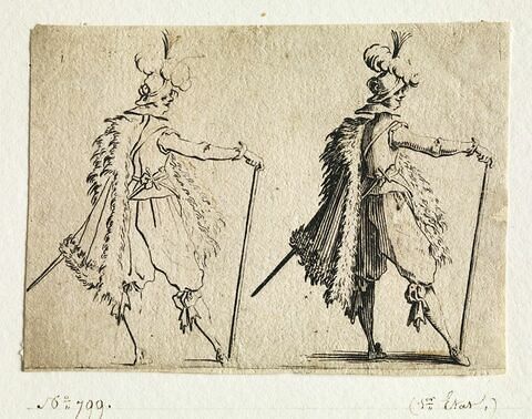 Les Caprices : Le Gentilhomme à la grande canne, image 1/1