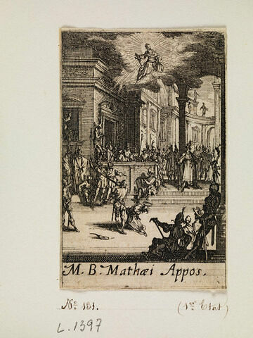 Le martyre de saint Mathieu, image 1/1