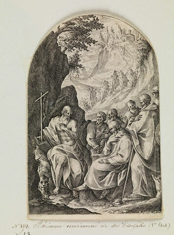 Saint Jérôme environné de ses Disciples