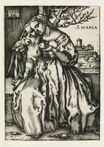 Vierge à l'Enfant avec un perroquet