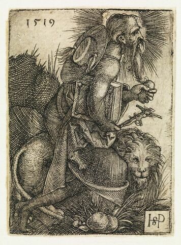 Saint Jérôme avec le lion, image 1/1