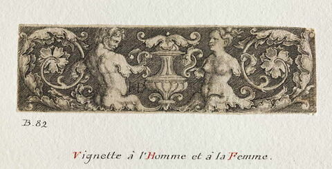 Ornement à l'homme et à la femme, image 1/1