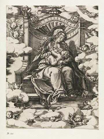 La Vierge sur le trône, image 1/1