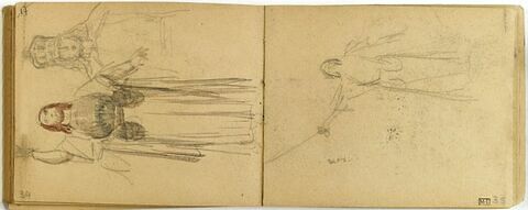 Esquisse de personnage brandissant une épée, image 1/1