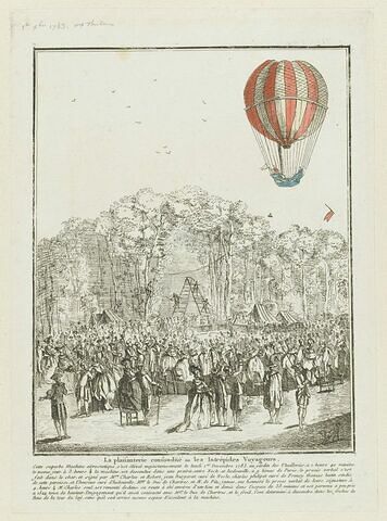 Aérostat : envol aux Tuileries, image 1/1