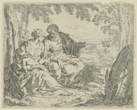 Repos pendant la fuite en Egypte, image 1/1