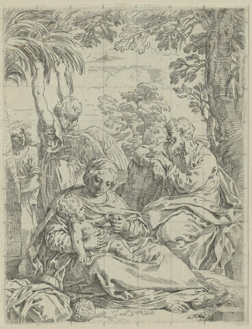 Repos pendant la fuite en Egypte, image 1/1
