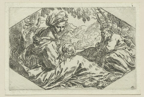 Repos pendant la fuite en Egypte, image 1/1