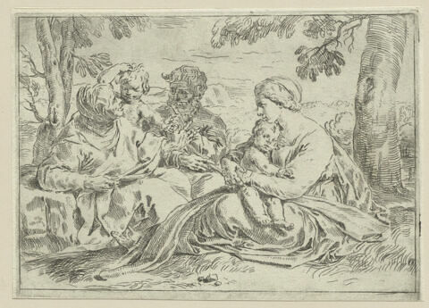 Repos pendant la fuite en Egypte, image 1/1