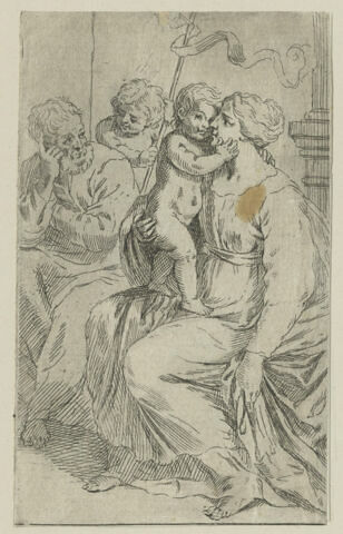La sainte Famille avec saint Jean Baptiste, image 1/1