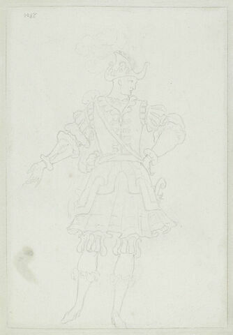 Costumes des Fêtes, Mascarades. Théâtres, etc., de Louis XIV, image 1/1