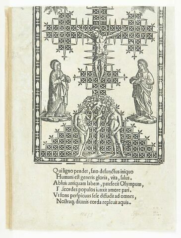 Le Christ en croix. Adam et Eve., image 1/1