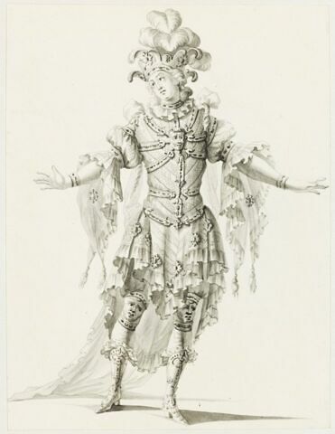 Costumes des Fêtes, Mascarades. Théâtres, etc., de Louis XIV, image 1/1