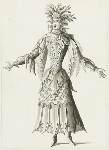 Costumes des Fêtes, Mascarades. Théâtres, etc., de Louis XIV, image 1/1