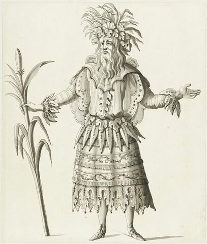 Costumes des Fêtes, Mascarades. Théâtres, etc., de Louis XIV, image 1/1