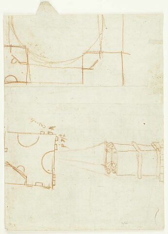 Croquis architecturaux : plan et monument commémoratif, image 3/3