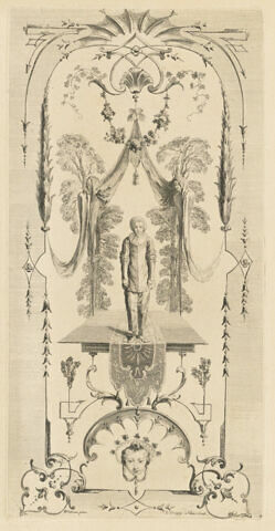Paravent de six feuilles : feuille 4, image 1/2