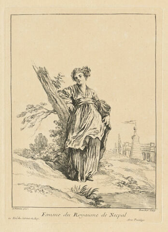 Femme du royaume de Népal, image 1/2