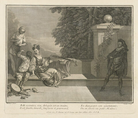 Belle n'écoutez rien, Arlequin est un traitre ..., image 1/1