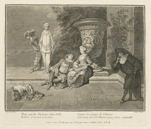 Pour garder l'honneur d'une belle, Veillez et la nuit et le jour ..., image 1/2