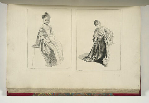 Jeune femme assise vue de dos, image 2/2