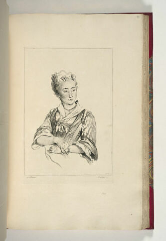 Jeune femme vue à mi-corps, image 1/1