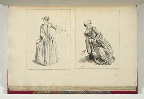Femme de face se levant à demi, image 2/2