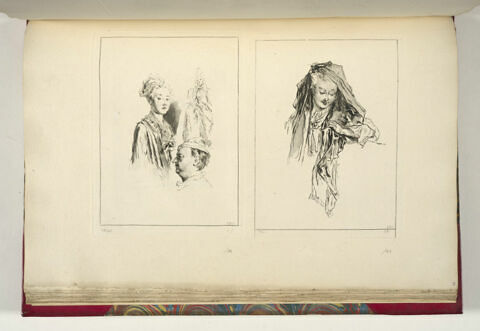 Buste de femme, la tête couverte d'un voile, image 2/2