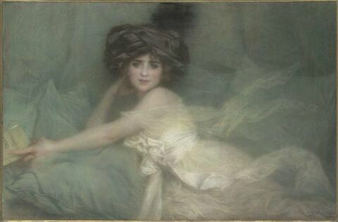 Portrait de mademoiselle Carlier dit aussi La Dame au turban, image 1/1