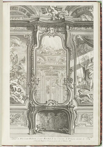 Cabinet du Comte Bielenski (planche 87, série P)