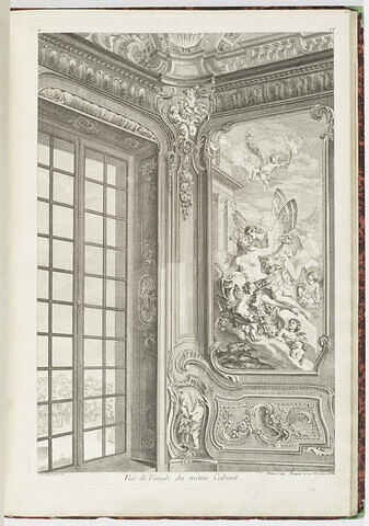 Cabinet du Comte Bielenski : vue de l'angle (planche 88, série P)