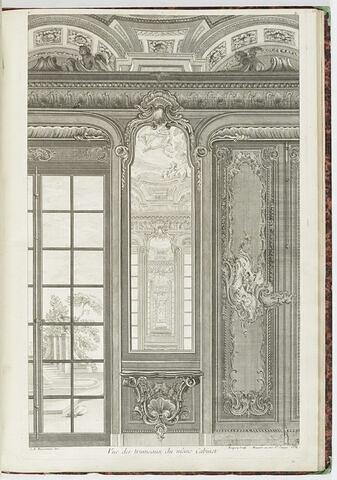 Cabinet du Comte Bielenski : vue des trumeaux (planche 89, série P), image 1/1