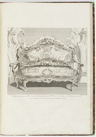 Canapé pour le Comte de Bielenski (planche 94, série Q), image 1/1