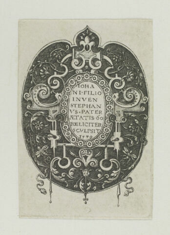 Frontispice à fond noir, image 1/1